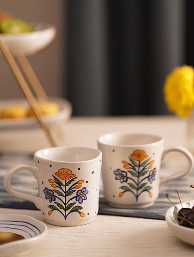 Multicolour Ceramic Hand Painted Mug