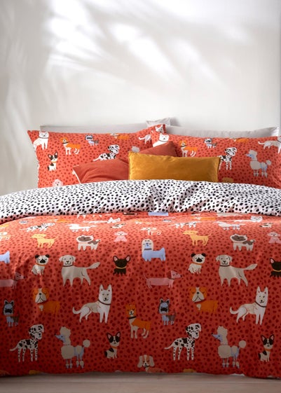 furn. Woofers Dogs Duvet Cover - King