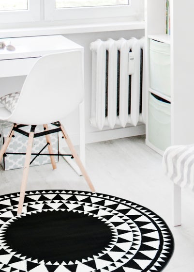 Homemaker Daytona Mono Circle Rug