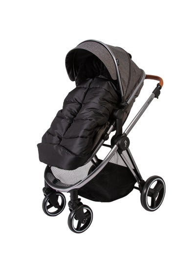 Red Kite Black Junior Fleece Stroller Footmuff (98cm x 45cm x 5cm) - One Size