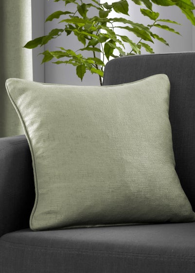 Fusion Strata Green Filled Cushion (43cm x 43cm) - One Size