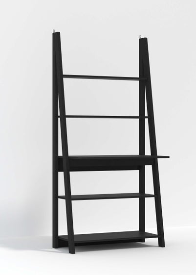 LPD Furniture Tiva Ladder Desk Black (1754x500x840mm) - One Size