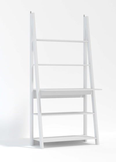 LPD Furniture Tiva Ladder Desk White (1754x500x840mm) - One Size