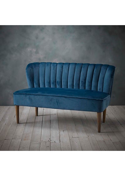 LPD Furniture Bella 2 Seater Sofa Blue