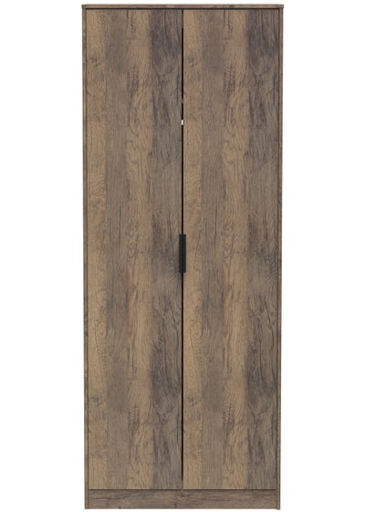 Swift Milano 2 Door Wardrobe (197cm x 53cm x 74cm) - One Size