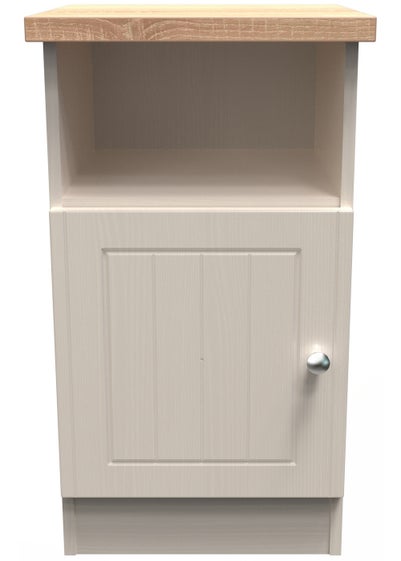 Swift Vienna 1 Door Bedside Cabinet (69.5cm x 41.5cm x 39.5cm) - One Size