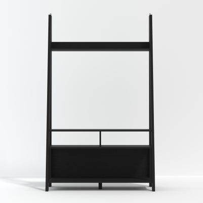 LPD Furniture Tiva Ladder TV Unit Black (1754x386x1050mm) - One Size