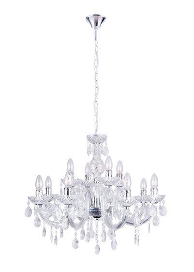 Inlight Charlotte 12 Light Chandelier (135cm x 63cm x 63cm) - One Size