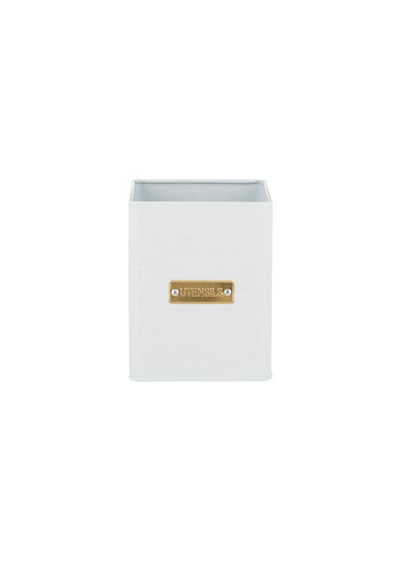 Typhoon Otto Square White Utensil Pot