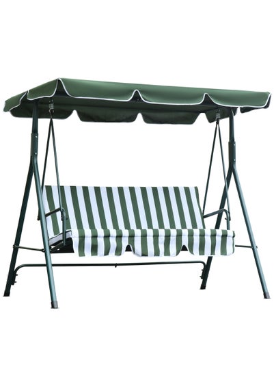 Outsunny Outdoor 3 Seat Canopy Swing Chair (172cm x 110cm x 153cm) - One Size