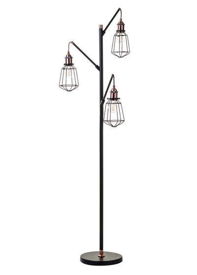 Inlight Callisto Caged Floor Lamp (150cm x 53cm x 53cm) - One Size