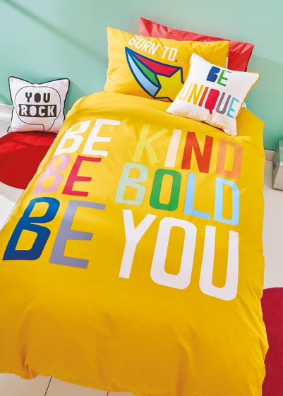 Born To Born To Be You Organic Cotton Duvet Cover - Single