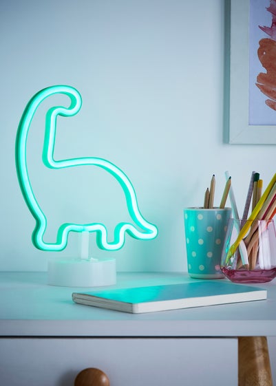 Glow Dinosaur Green Neon Light (28.5cm x 24.5cm)