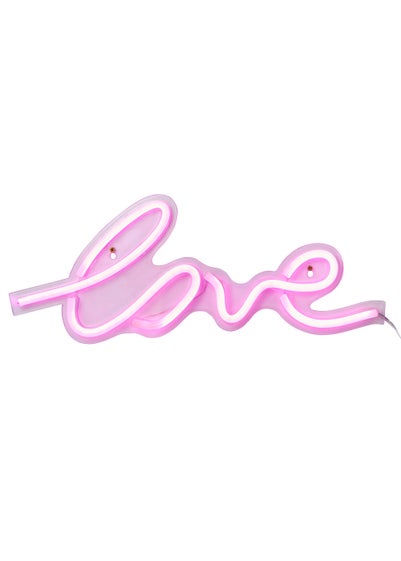 Glow Love Neon Wall Light (18cm x 45cm)