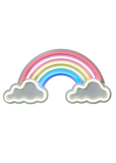Glow Rainbow & Cloud Neon Light (20cm x 40cm x 2cm) - One Size