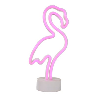 Glow Flamingo Neon Light (29.5cm x 14.5cm x 8.5cm) - One Size