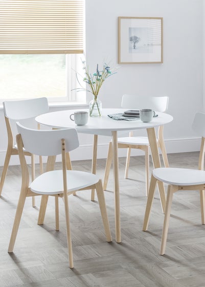 Julian Bowen Set Of 4 Casa Dining Chairs (80 x 50 x 50 cm)