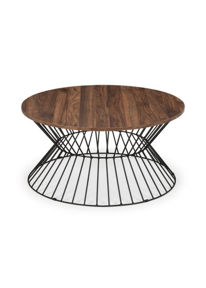 Julian Bowen Jersey Round Wire Coffee Table (40 x 80 x 80 cm) - One Size