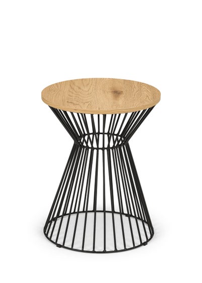 Julian Bowen Jersey Round Wire Lamp Table (50 x 40 x 40 cm) - One Size