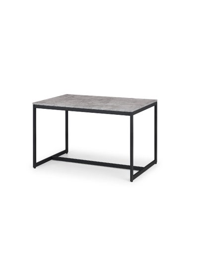 Julian Bowen Staten Concrete Dining Table (75 x 120 x 80 cm) - One Size