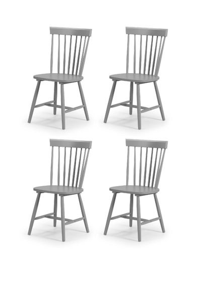 Julian Bowen Set Of 4 Torino Chairs (90 x 52 x 49 cm) - One Size