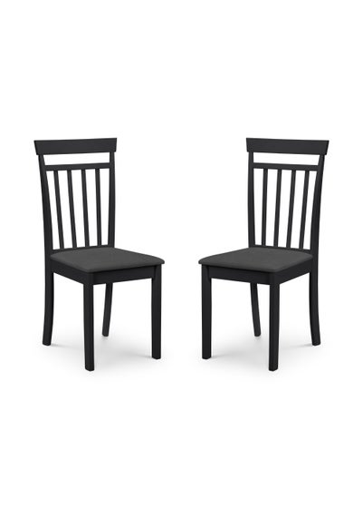 Julian Bowen Set Of 2 Coast Dining Chairs (94 x 44 x 50 cm)