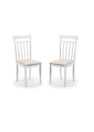 Julian Bowen Set Of 2 Coast Dining Chairs (94 x 44 x 50 cm) - One Size