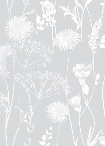 Catherine Lansfield Meadowsweet Floral Wallpaper - One Size