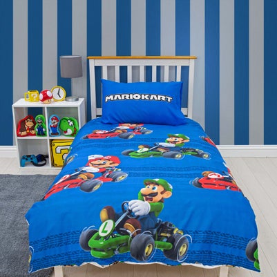 Nintendo Super Mario Checkers Duvet Cover