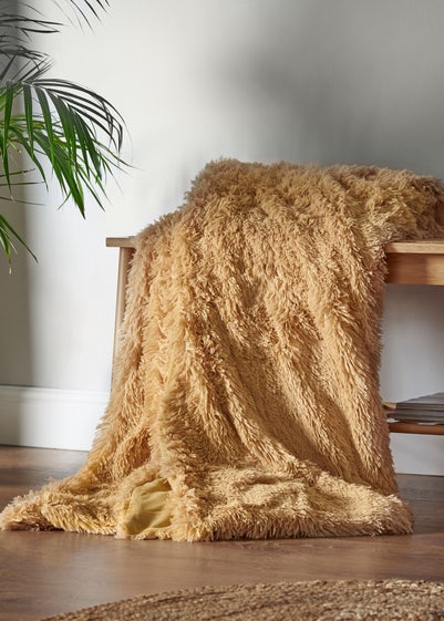 Catherine Lansfield Cuddly Deep Pile 150x200cm Blanket Throw