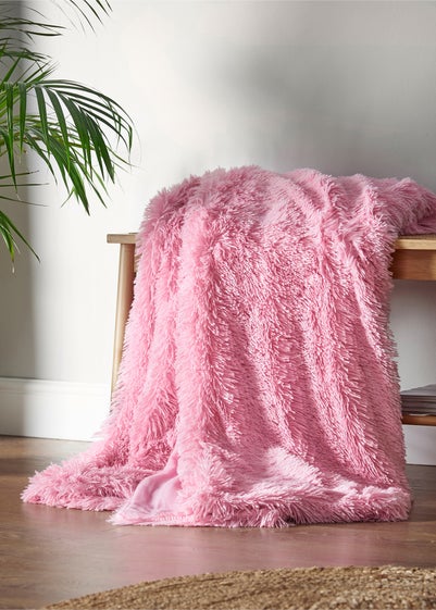 Catherine Lansfield Cuddly Deep Pile 150x200cm Blanket Throw - One Size