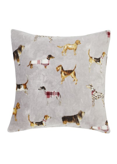 Catherine Lansfield Country Dogs Cushion - One Size