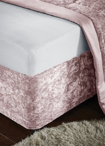 Catherine Lansfield Crushed Velvet Divan Base Wrap