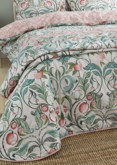 Catherine Lansfield Clarence Floral Quilted Bedspread - One Size