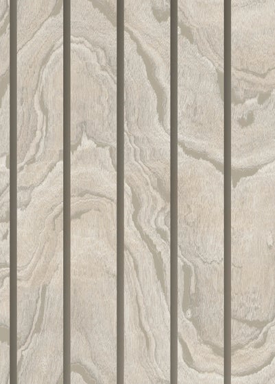 Muriva Woodgrain Panel Wallpaper