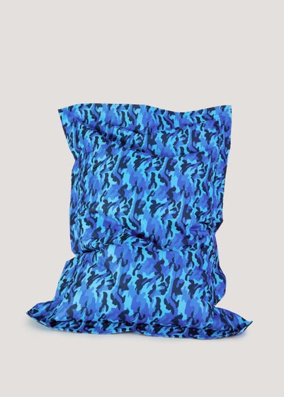 Kaikoo Blue Camo Print XL Floor Cushion (100x140cm)