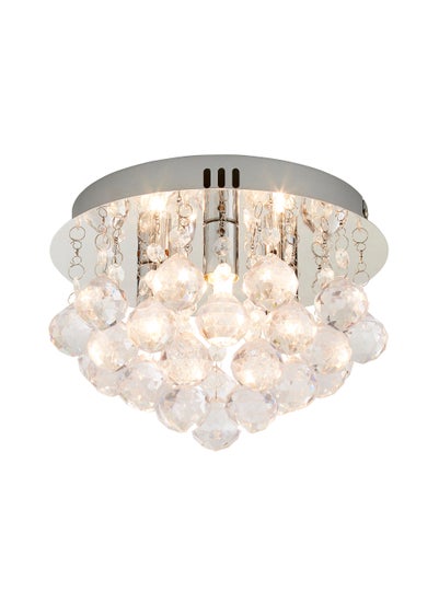 Inlight Saxby Flush Ceiling Light (16cm x 25cm) - One Size