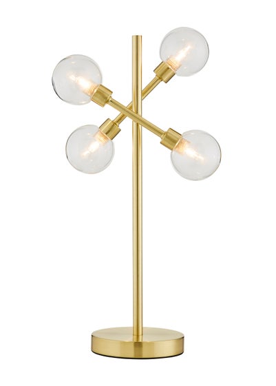 Inlight Nova Brass Table Lamp (50cm x 15cm x 15cm) - One Size