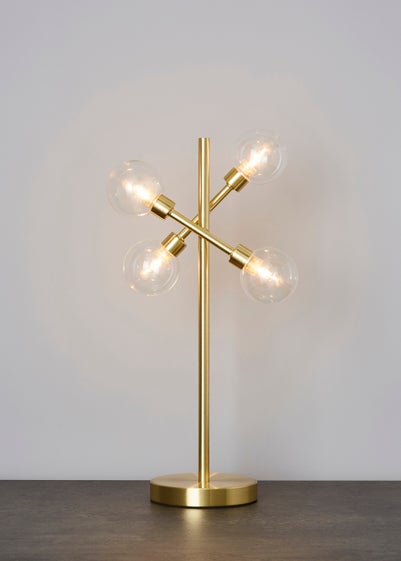 Inlight Nova Brass Table Lamp (50cm x 15cm x 15cm)