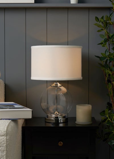 Inlight Small Dartmoor Glass Table Lamp (41cm x 28cm)