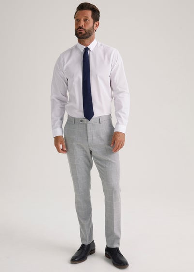 Taylor & Wright Grey Jackman Skinny Fit Suit Trousers - 30 Waist 31 Leg