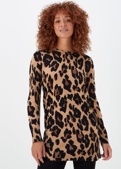 Multicoloured Animal Print Soft Tunic Dress Reviews - Matalan