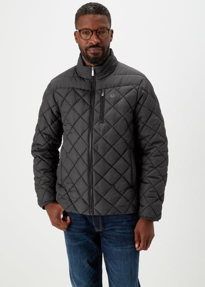 Diamond Quilted Jacket Black / Small