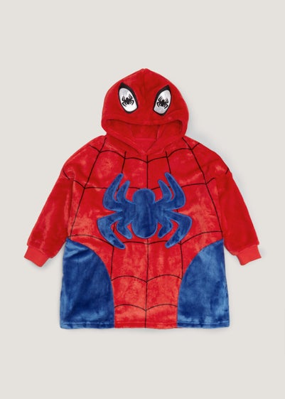 Kids Red Spider-Man Snuggle Hoodie (4-13yrs) - Age 7 - 13 Years