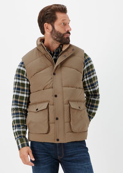 Lincoln Stone Teddy Fleece Lined Gilet