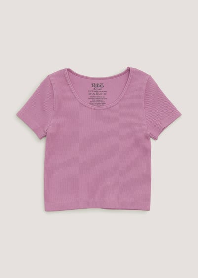 Girls Pink Seamless Top (7-15yrs)