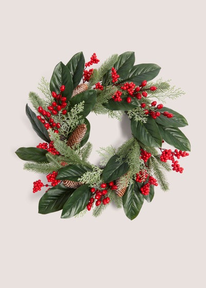 Red Berry Wreath (55cm x 55cm x 15cm)