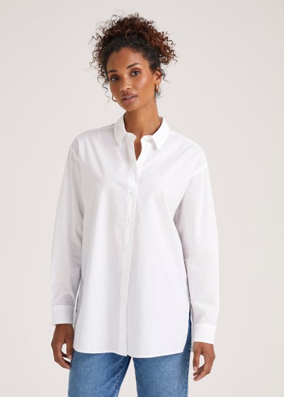 White Poplin Shirt