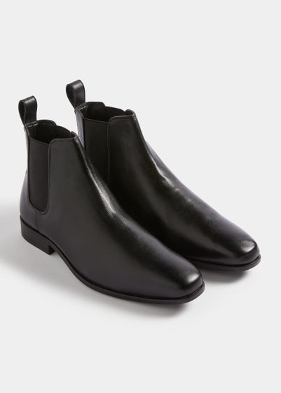 Black Formal Chelsea Boots - Size 6