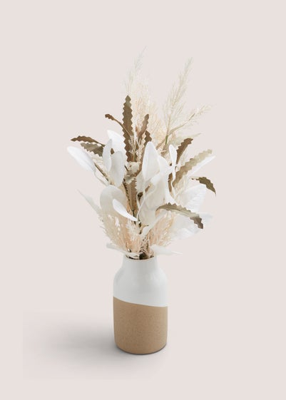 Faux Dried Bunch in Vase (56cm)